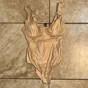 Shimmering Gold Women's Bathing Suit